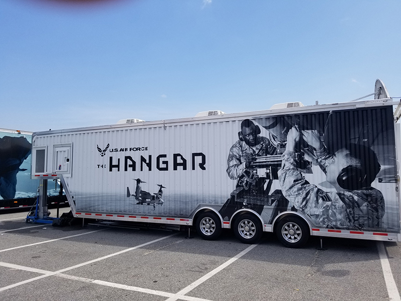 Armed security truck
