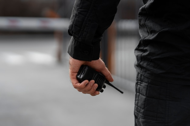 A security officer