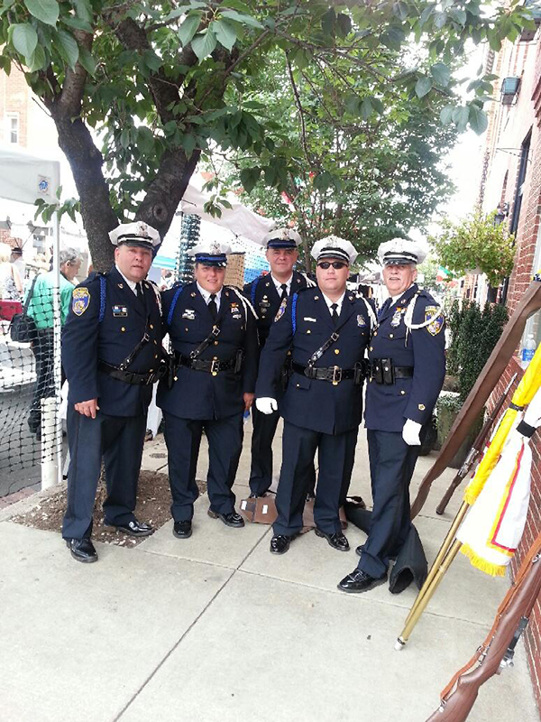Uniformed security officials
