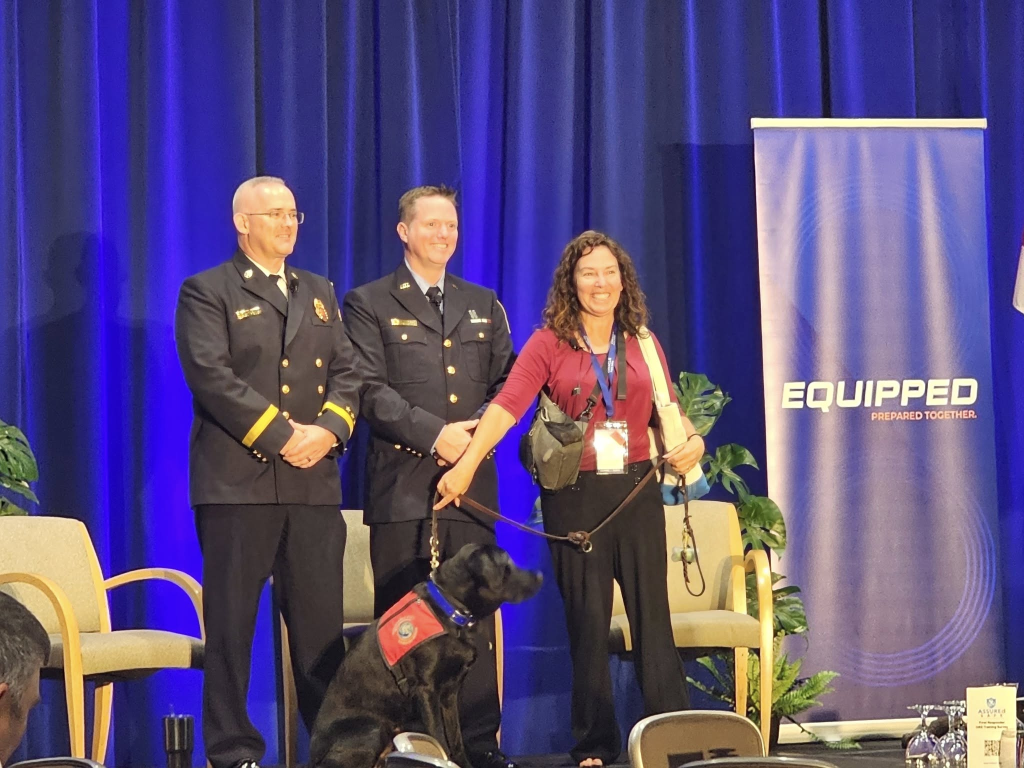 Security officers at an event