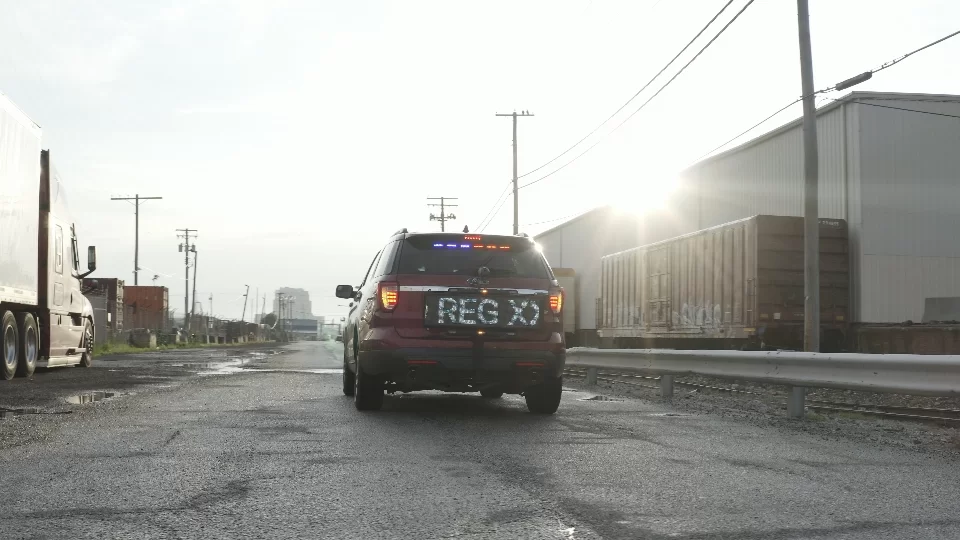 Armed mobile patrol vehicle