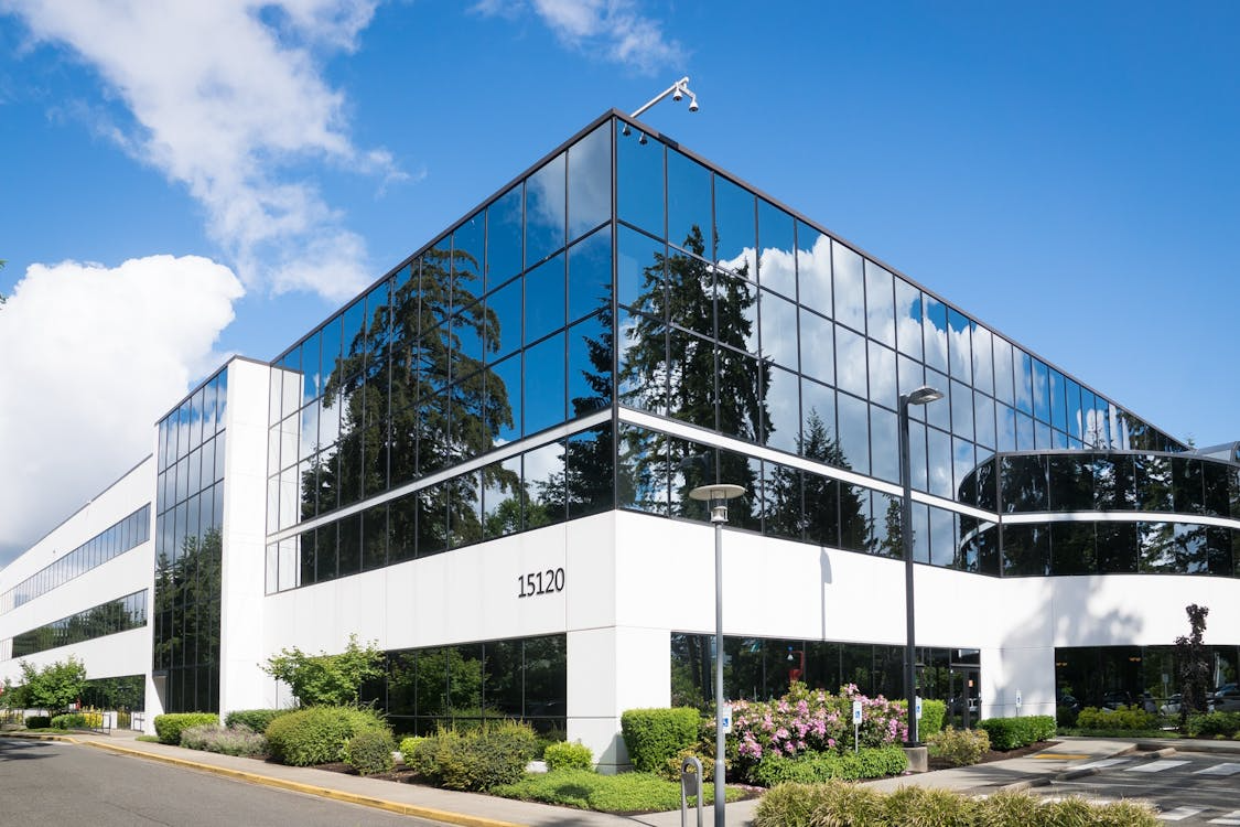 A commercial building